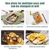 [Buy 1 Take 1]Rectangular Tempered Glass Bakeware Pan 1.6L/3L With Handle Glass Container Food Storage
