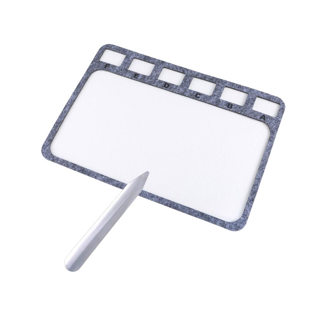Boards 2 Beading Jewelry Craft Pieces Set Of Sturdy Felt Rectangle Bead Mats With Alphabetic Scale Home Accessory