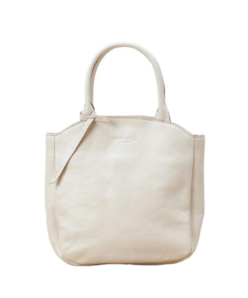Borsa a mano mini SV Arch, Coppia, Pelle di Mucca, Avorio, Da Donna, Vera Pelle, 51079-IV