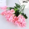 Artificial Hyacinth Lavender Bouquet Fake Flowers For Home El Garden Wedding Decoration Plastic Floral Arrangement