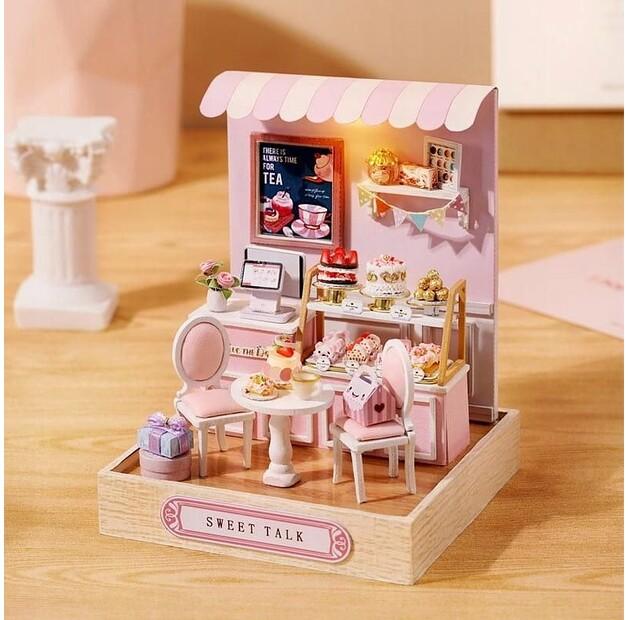 Casa delle bambole miniatura Habarri Pasticceria Dolci Caffè Cocktail