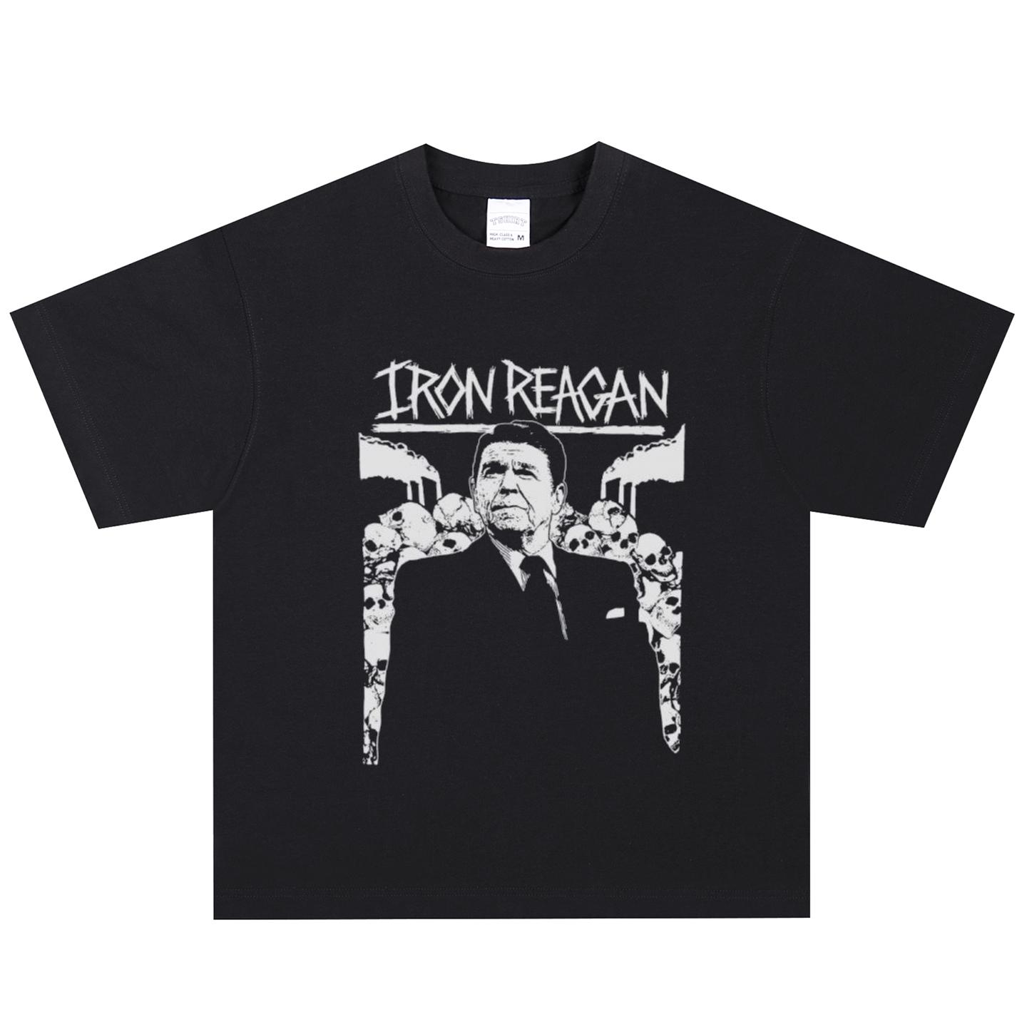 Iron Reagan T-Shirt, Soft Fabric Casual Daily Wear S