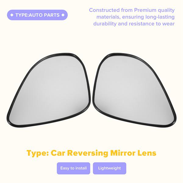 

2014-2018 Toyota Corolla Heated Rearview Mirror and Backup Camera Lens (1 Pair) No Size Information