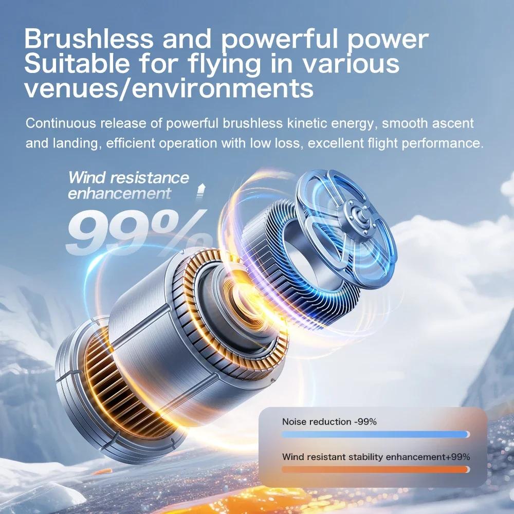 LSRC GT8 FPV Drone Professional 8K HD three Camera 5G Wifi Brushless Motor Aerial Photography Optical Flow RC Quadcopter