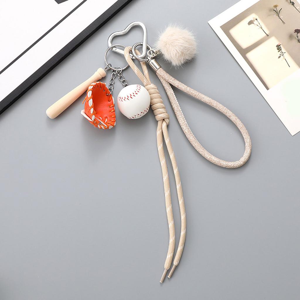 Bag Pendant Charm Braided Rope Keychain Bag Charms for Purse Handbags Bag Accessories Car Key Charm for Women Men Gifts
