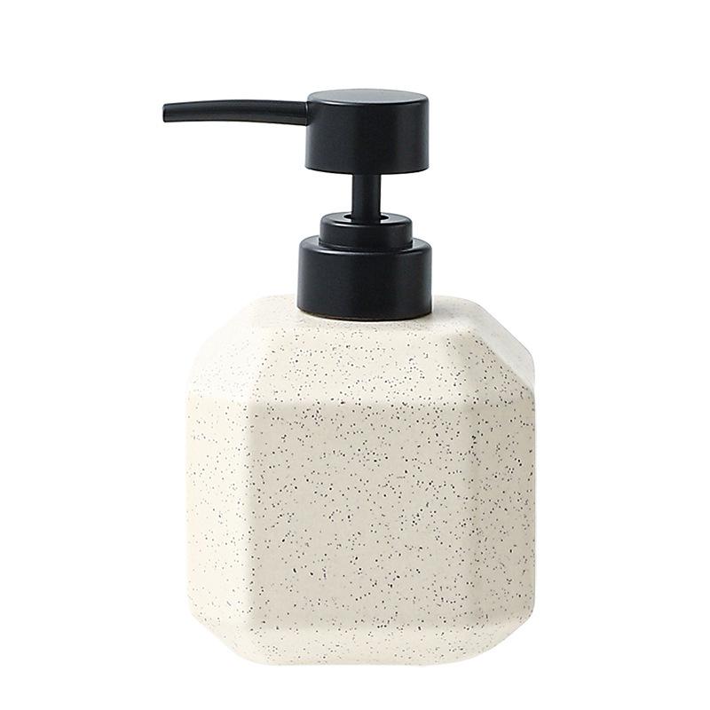 380ml   soap dispenser Ceramic lotion bottle hotel household hand soap shampoo body wash dispensing bottle bathroom press bottle