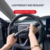 Voor Tesla Model 3/Y Highland Juniper Stuurhoes Koolstofvezel Leer Anti-Bont Sportstuur Auto Accessoires