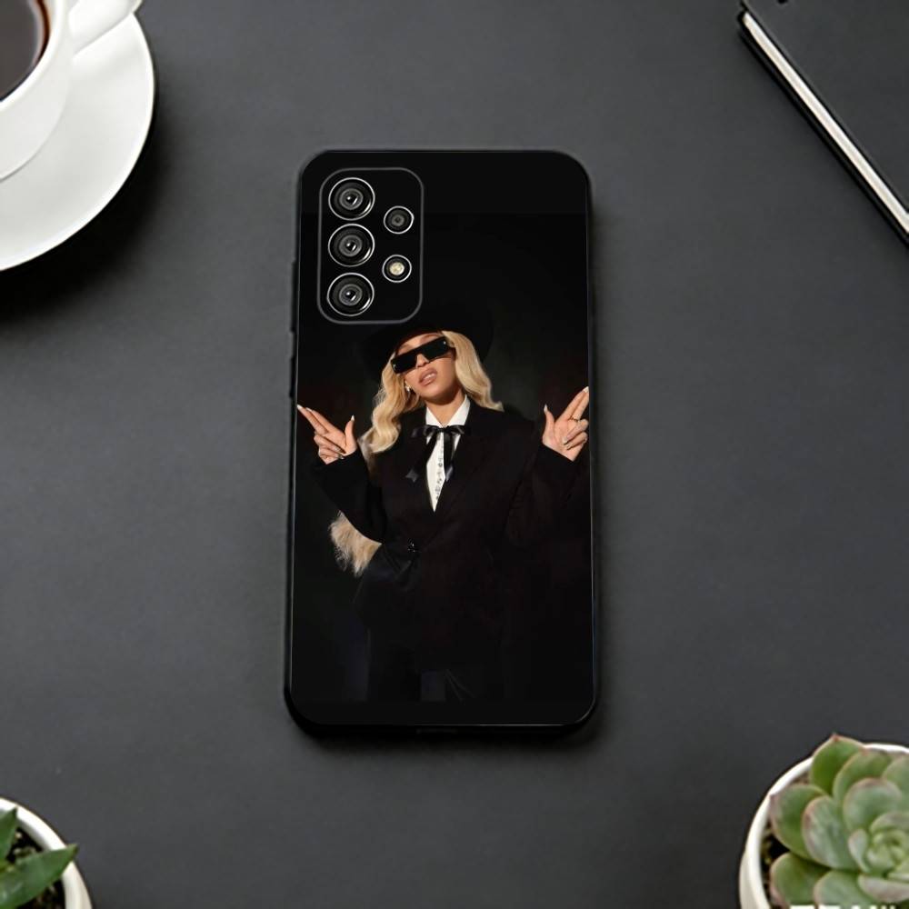 Beyoncé - Cowboy Carter Phone Case For Samsung S25,S24,S21,S22,S23,S30,Ultra,S20,Plus,Fe,Soft Silicone Black Cover