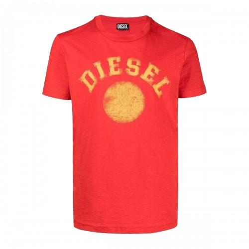 Diesel Unisex Adult Faded Logo T-Shirt
