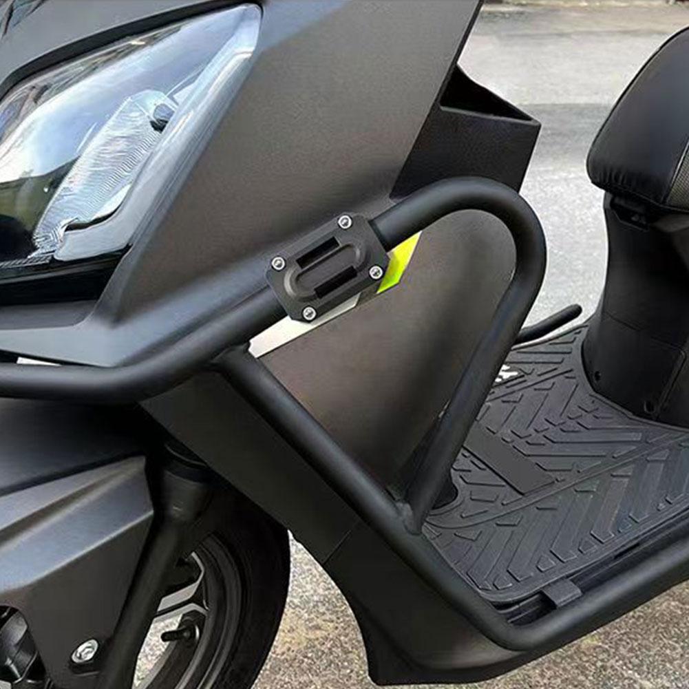 For All Motorcycle Bumper Engine Guard Block Purpose Crash Bar Black Plastic Excellent 22/25/28mm General Vehicl F9c2