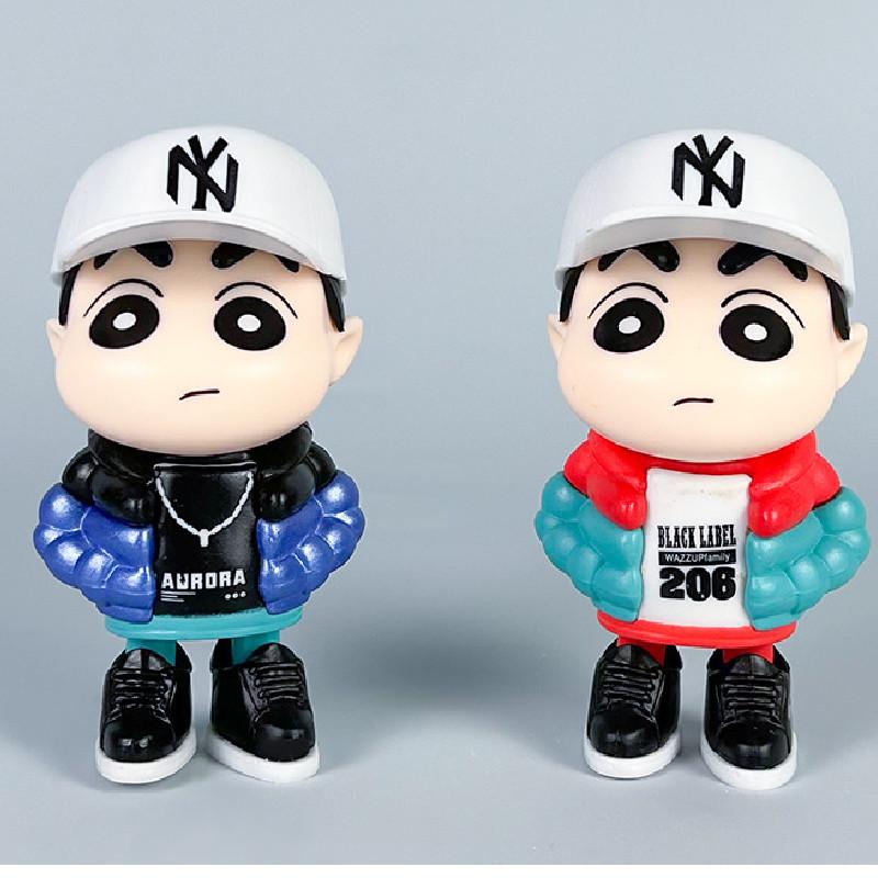 Trendy Wear Clothes Crayon Shin Chan Action Figures Model Toy Doll Decoration