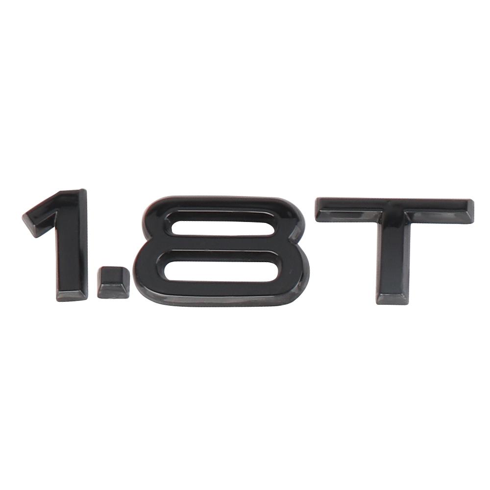 Car Styling 3D Metal Badge V10 2.0T V8T TFSI 1.8T Logo Sticker Emblem Center Cover For 114a B8 A3 8P A6 C7 8V B9 B7 B6 C6 C5 C8a114