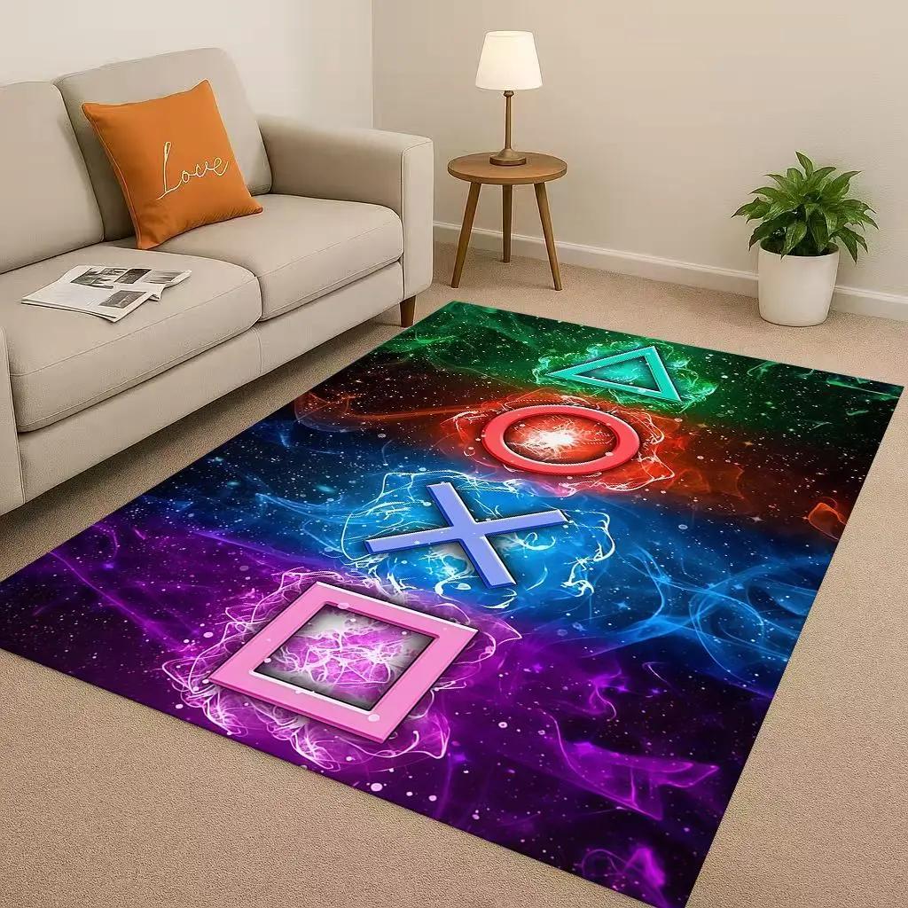 27 Style Game Zone Sign Gamer Controller Living Room Non-Slip Area Rug Carpet For Bedroom Kids Playroom Sofa,Home Decor Doormat
