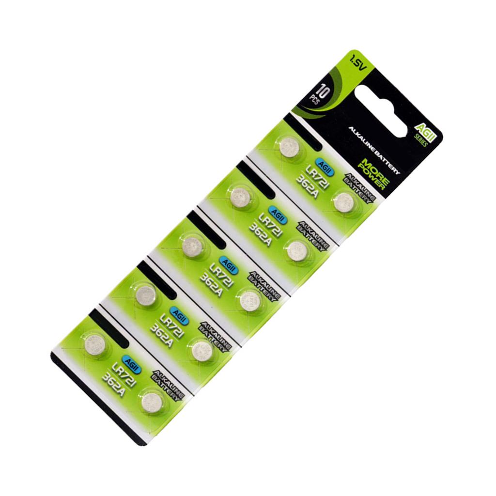 Pack of 10/20 AG11 LR58 1.55V Alkaline Button Batteries Button Cell Battery Replacement for Toy Calculators Battery