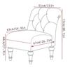 Armless Chair Furniture Slipcovers Repellent Accent Dining Chair Cover Armless Slipper Protector Removable Slipcover Used For Living Home Hotel