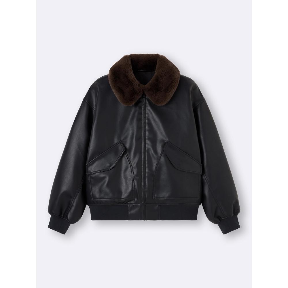 Gu By Uniqlo Padded Flight Jacket Warm