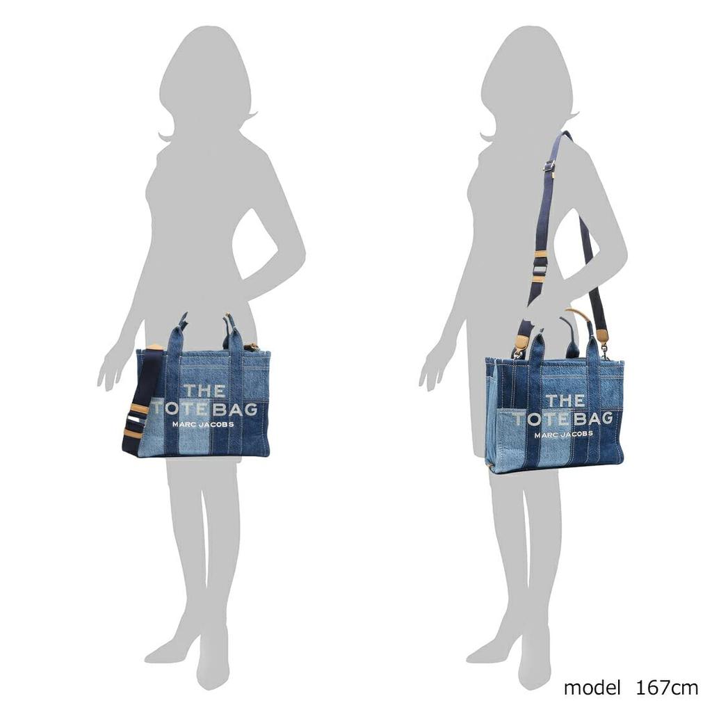 Tote Bag Shoulder Bag Blue Denim MARC JACOBS H017M06FA21 422 Compatible with A4 [Marc Jacobs] Women's [Item]