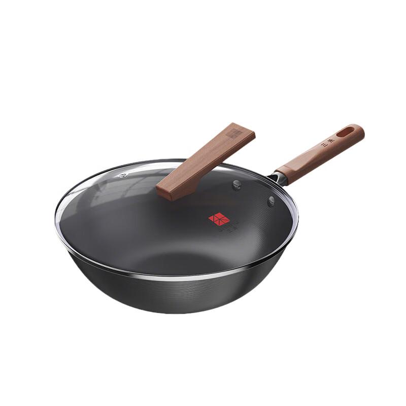 Sanhe 0-Coating Wrought Iron Non-Stick Flat Bottom Pan