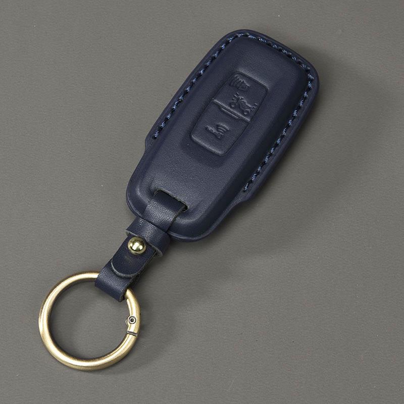 Honda PCX160/Lead125 Key Case: Cowhide Smart Remote Cover for 21 Model