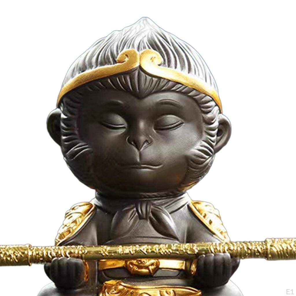 Figurine, Miniature Statue, Tea Pet Sculpture, Ornament, Sculpture for Room
