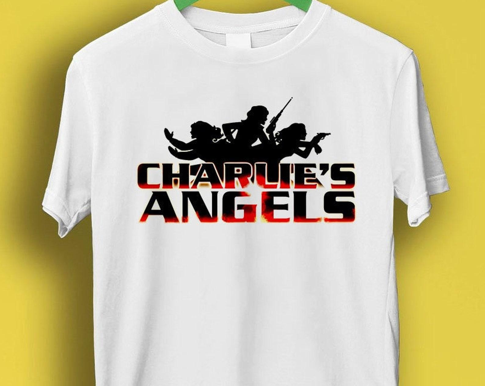 Charlie s Angels TV Poster Design Meme Gift Tee Gamer Cult Movie Music T Shirt P264 2XL