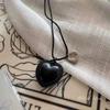Ins Blogger Denim Love String Necklace New Fashion Trend Sweater Chain Niche Simple Neck Chain Women