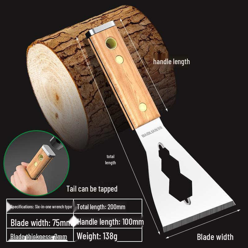 Stainless Steel Putty Knife Scraper for Cleaning, Painting, and Plastering.