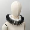 Lace Faux Collar Detachable Ruffle Neck Accessory for Blouses, Sweaters, and Dresses, Victorian Styling Neck Decoration