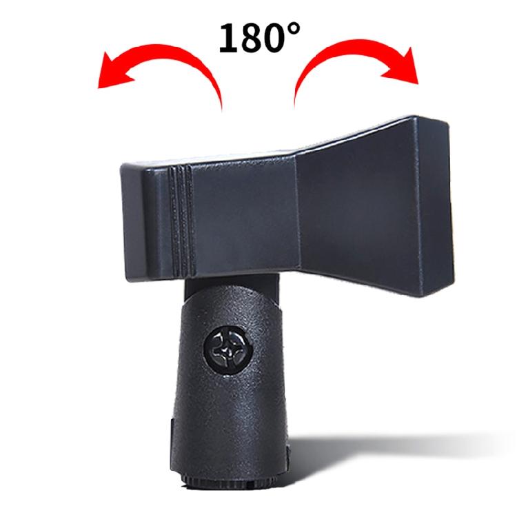 180° Front- & Rückdrehbare Mikrofonklemmen Mikrofonständer Zubehör