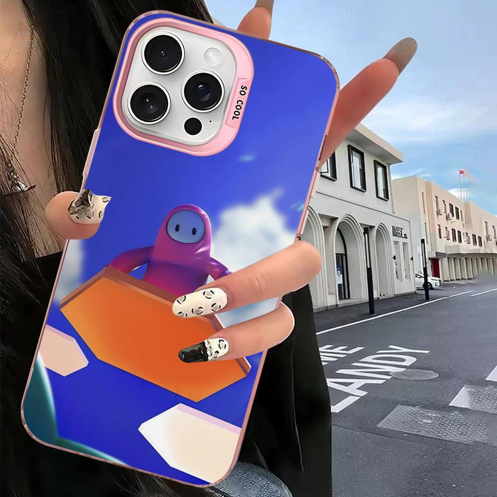 F-Fall G-Guys Game Phone Case For iPhone 17 16 15 14 13 MAX Matte Shockproof Back Anti Fall Matte Cover