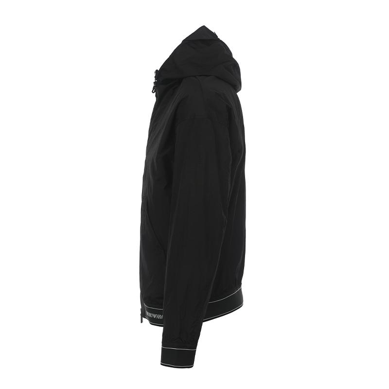 Emporio Armani Jackets Men's Black Hooded Moderate Other 3R1BR8-1NKWZ-0999