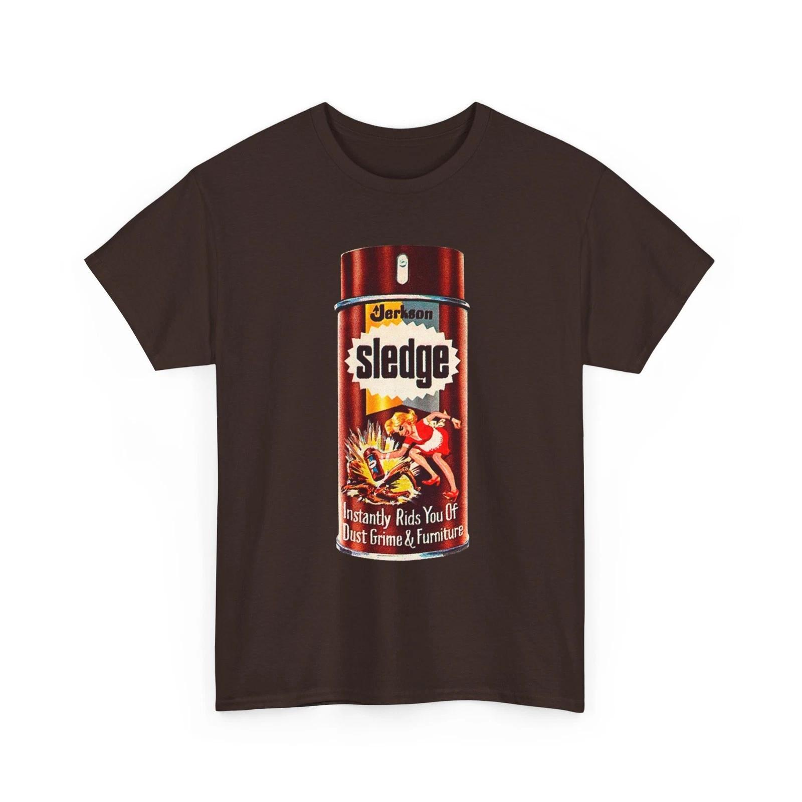 

Wacky Packages Sledge Furniture Polish Printed T shirt Funny Pledge Parody M