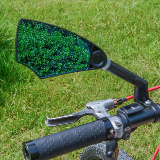 Bicycle Handlebar Mirror High Clarity 360-Degree Rotation Multi-angle Adjustment Anti-Glare Right/Left Mirror E-Bike Motorcycle Rearview Mirror
