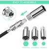 16mm 18mm 21mm 4pcs Set Spark Plug Wrench Spark Plug Removal Heavy-duty Carbon Steel Spark Plug Car Repair Tool
