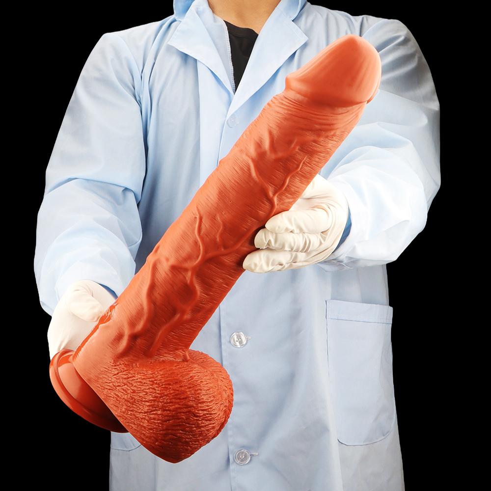 Großer Dildo Analplug mit Saugnapf Gewinde Analkugeln Analdildo Fisting Realistischer Penis