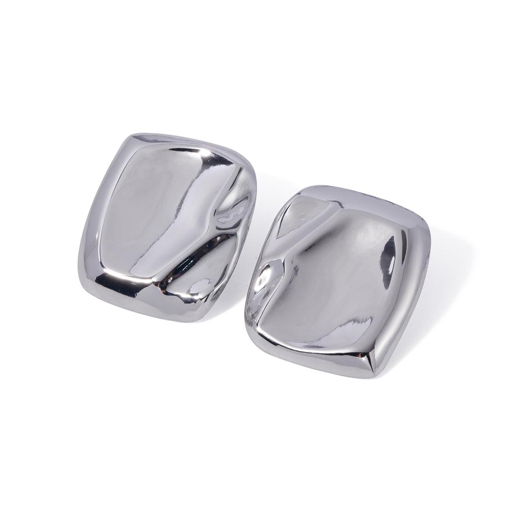 Yori Fashionable Irregular Pleated Earrings Stainless Steel Rust Proof Waterproof 18K PVD Plated New Jewelry Bijoux Gift