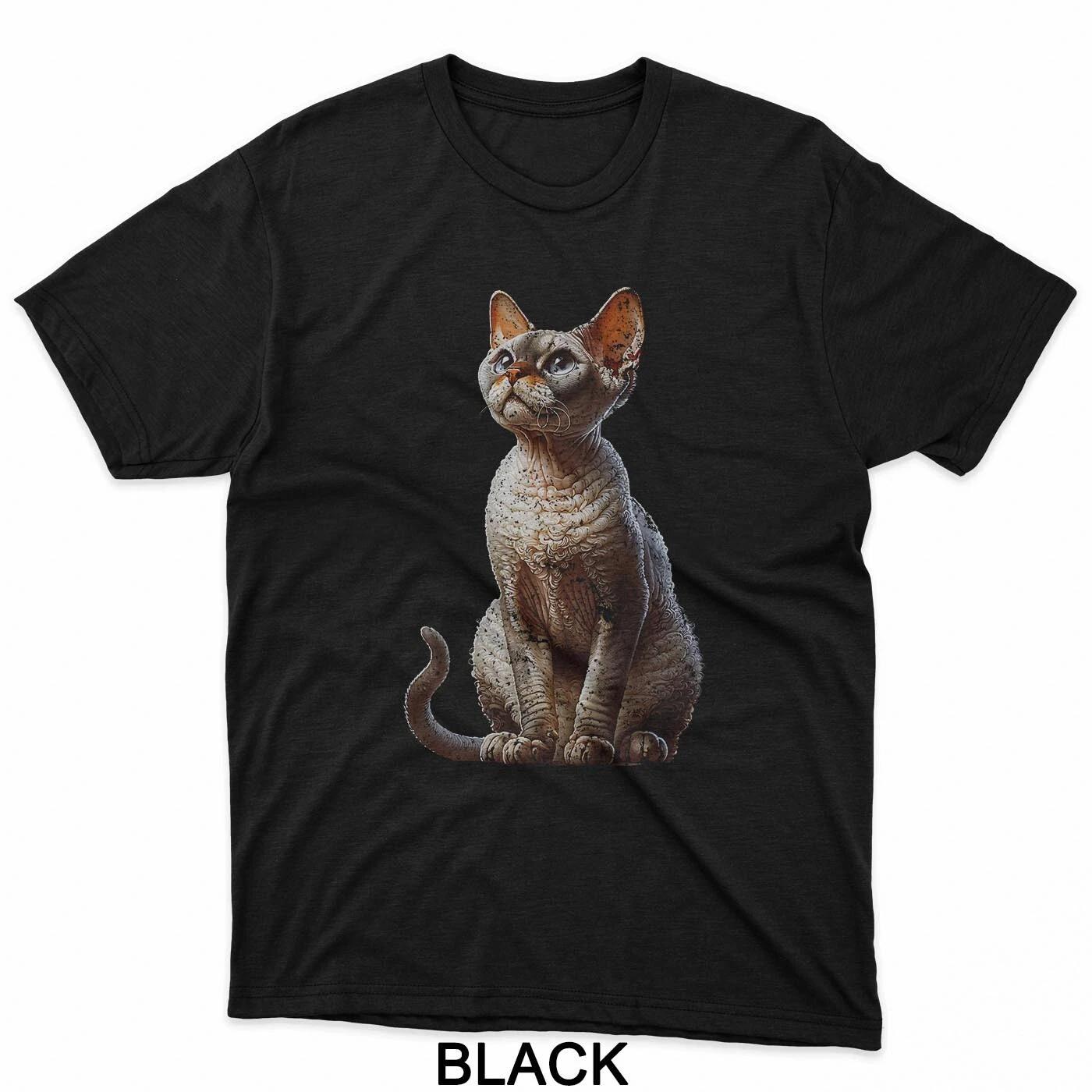 Devon Rex Design Devon Rex Cat T-Shirt S