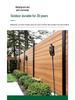 WPC Outdoor Fence: Sunscreen, Waterproof, Anti-Corrosion Wood for Garden and Courtyard Installation
