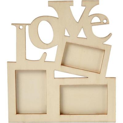 Collage of 3 Frames and "Love". Ref 574750