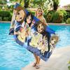 VIKAMA K-ON! Cartoon Beach Towel Quick-drying Super Absorbent Suitable for Beach Vacation Pool Summer Funny Gift for Friends