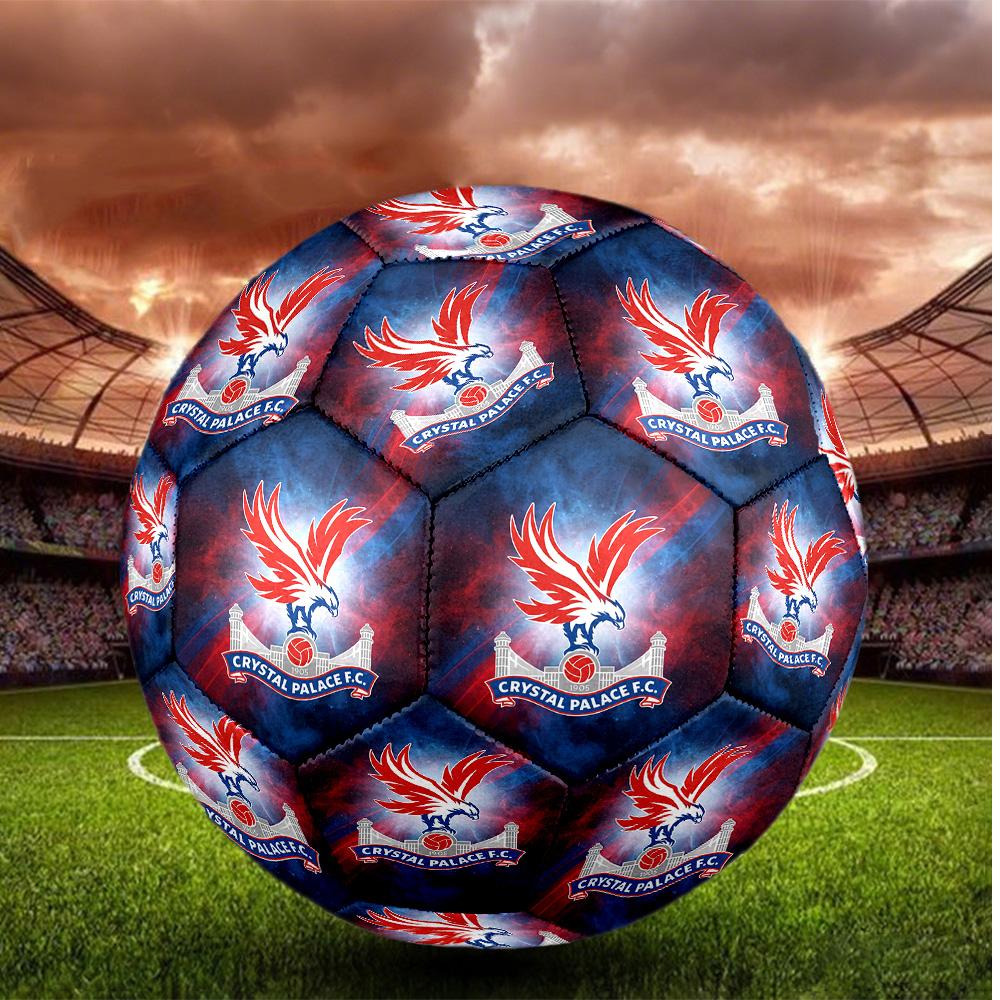 Crystal Palace Storlek 5 Fotboll Högelastisk Fotboll För Utomhustävling Daglig Träning Lek