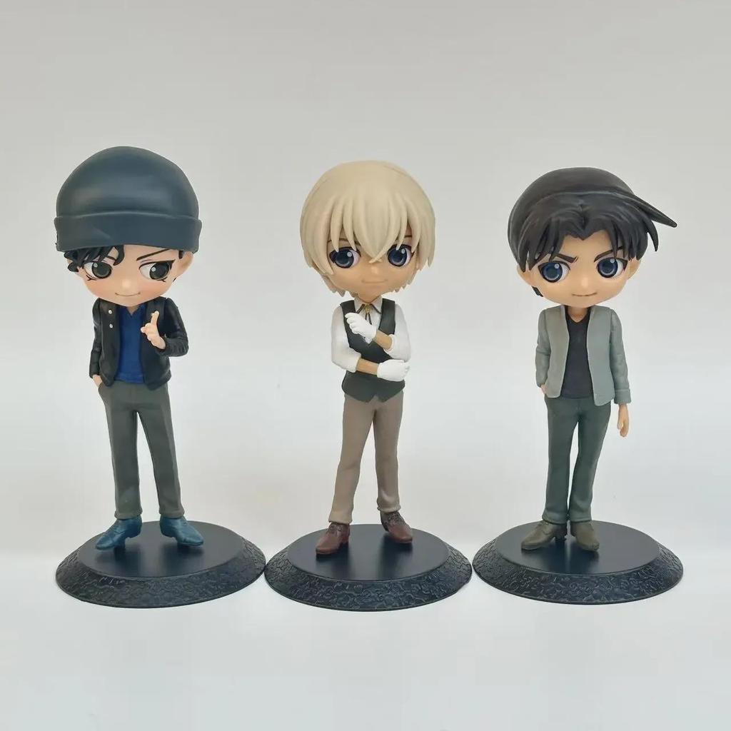 Set of 7 Detective Kaito Kid Figures: 6-Inch Anime Characters - Xiaolan, Shirley, Shuuichi, Heiji.