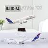 Airplane B787 LATAM Airways 47cm 1/130 Scale Plane Model Resin Aircraft With Lights LED and Stand Desktop Home Decoration