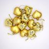 Vergulde Hartvormige Hanger en Kleurrijke Balornamenten: Kerstboom Decoratie & Valentijns Cadeaus