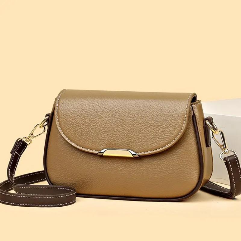 Fashionable PU Leather Women's Shoulder Bag, Simple Casual Crossbody Bag, Fashionable Retro Daily Bag Suitable for Daily Use and Shopping