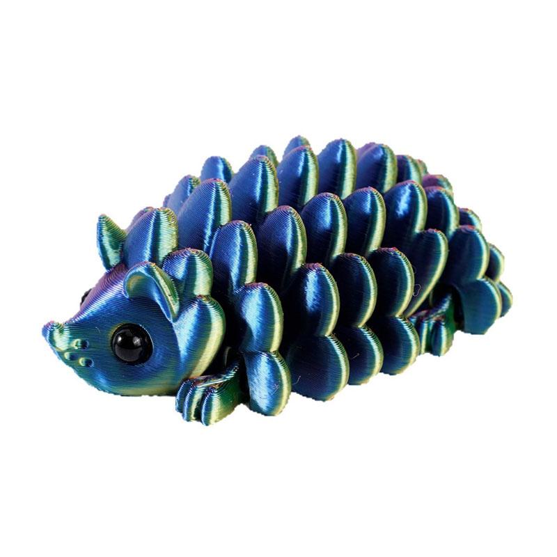 

3D Printed Hedgehog Figurine - Versatile Indoor Outdoor Home Desk Decor Collectible Cone Toy Articulated Cute Figurin 7.5CM