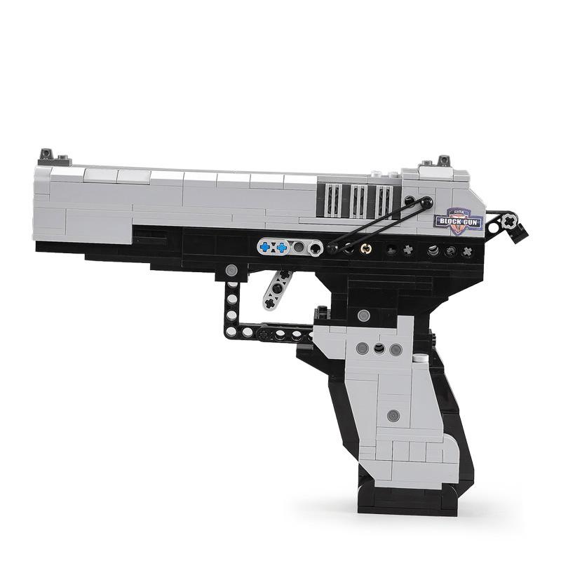 Technik Waffen Set Revolver Sets SWAT Militär WW2 Waffen Modell Bausteine Jungen Spielzeug Desert Eagle Armee Mark Handfeuerwaffe