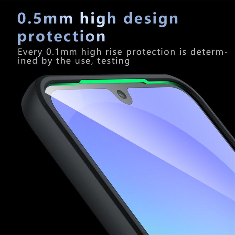 Pre Samsung Galaxy A17 Puzdro Samsung A17 Kryt Mäkký TPU Rám PC Matný Odolný Nárazník Ochranné Puzdrá na Telefón Pre Samsung A17 Funda