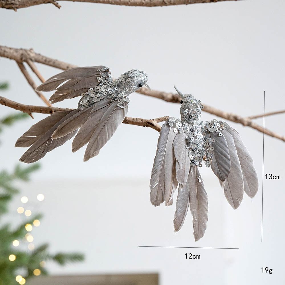 Realistic Simulation Bird Decor Simulate Christmas Tree Decoration Home Decor