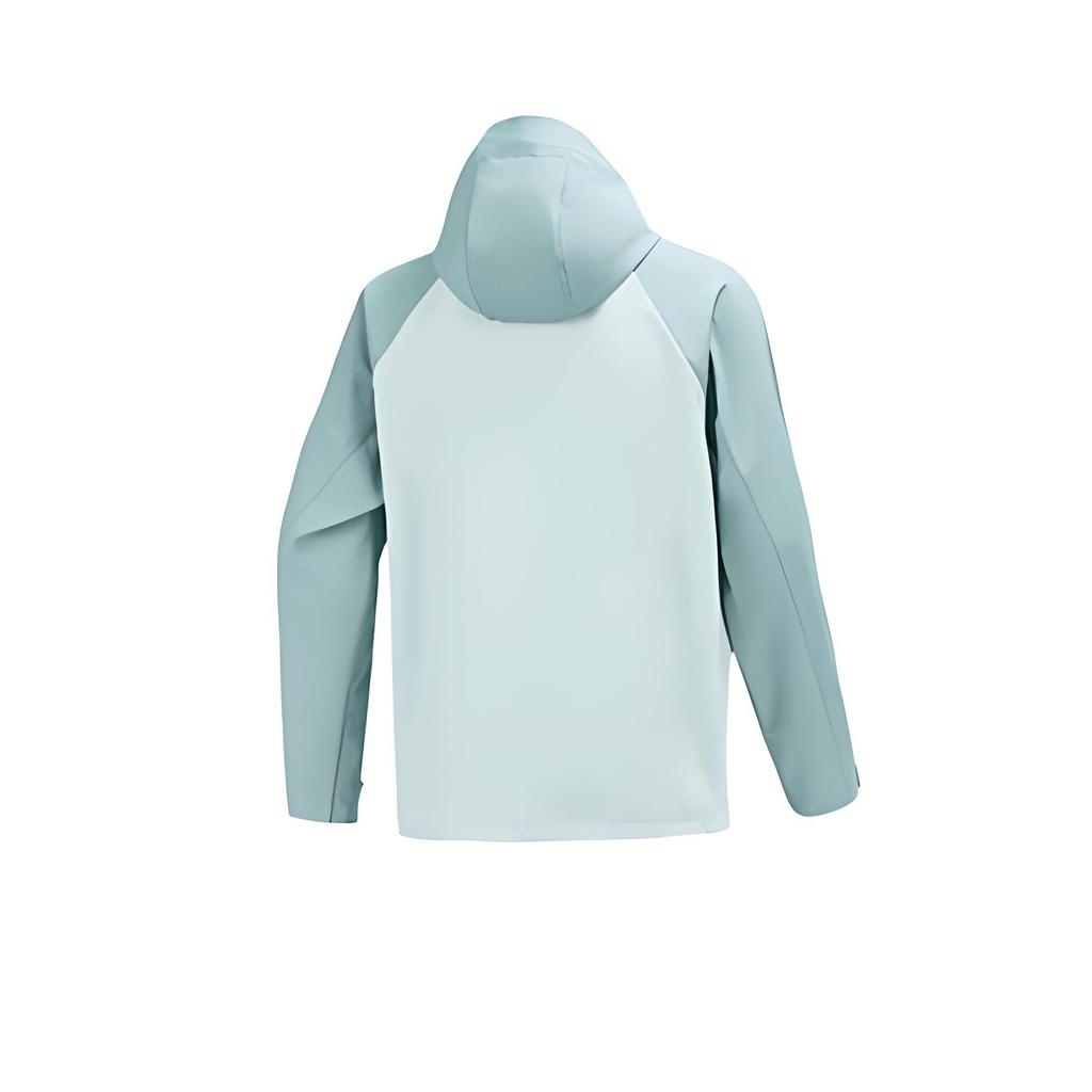 Skechers FW24 Color Block Waterproof Windproof Durable Warm Loose Logo Jacket Unisex Jacket Glacier-Green L324U168-01QY